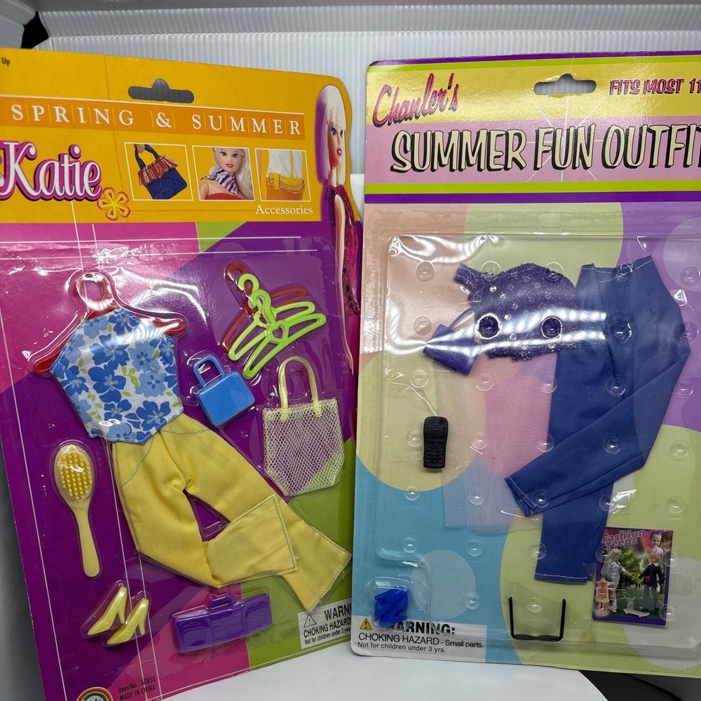 2 Katie Spring Summer‎ Doll Outfit Clothes 11" Doll Sized Clothing Accessories